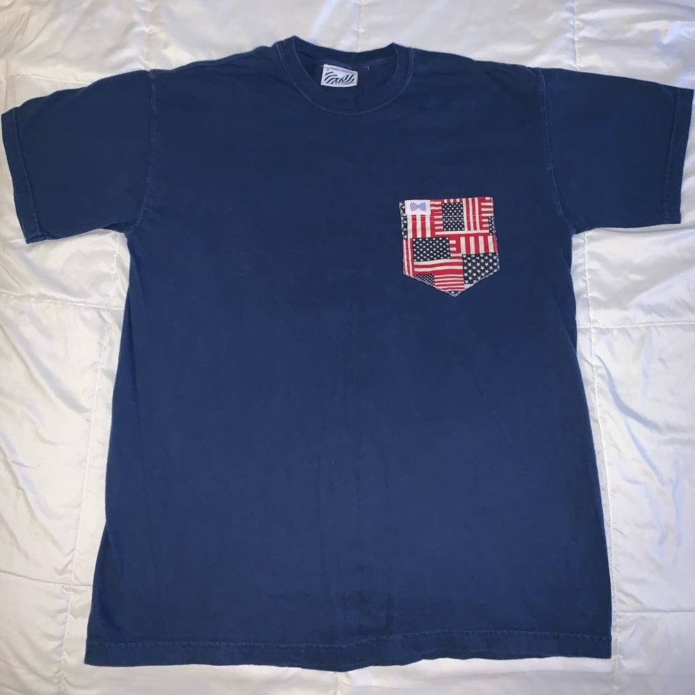 Men’s M Fraternity collection American Flag Tee